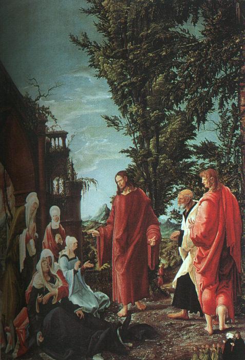 Albrecht Altdorfer Christ Taking Leave of His Mother oil painting picture